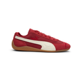 Red & Cream Slim Low-Top Sneakers with Tan Gum Sole