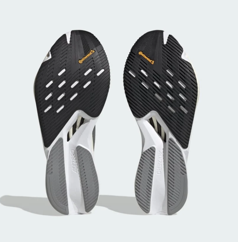 Black & Gray Mesh Three-Stripe Running Sneakers