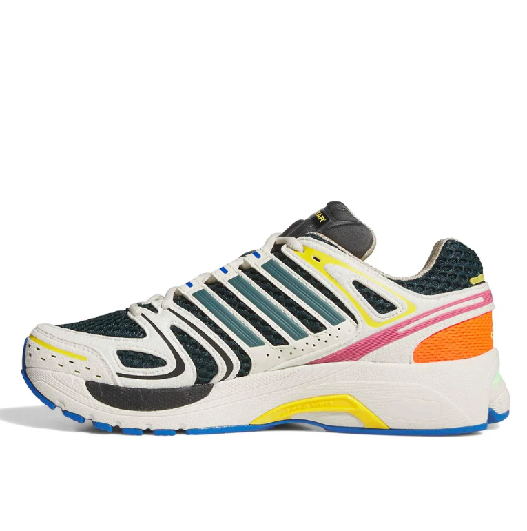 Multicolor Retro Mesh Sneakers with Sculpted Sole