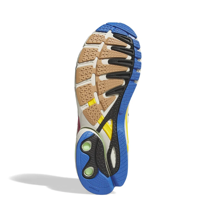 Multicolor Retro Mesh Sneakers with Sculpted Sole