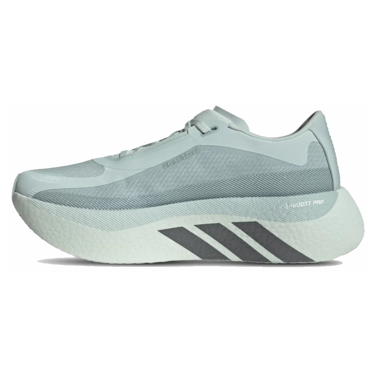 White Chunky Running-Style Sneakers with Pink or Gray Panels