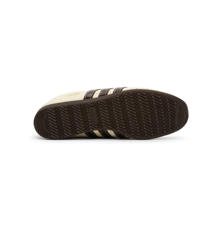 Cream & Dark Brown Slim Retro Sneakers