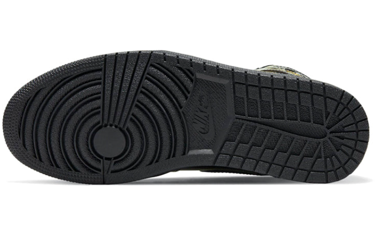 Glossy Black & Gold High-Top Court Sneakers