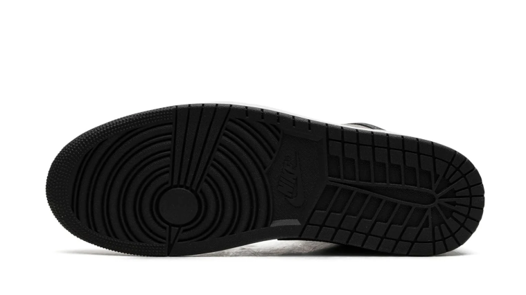 Charcoal & Gray Mid-Top Court Sneakers with Orange Accents
