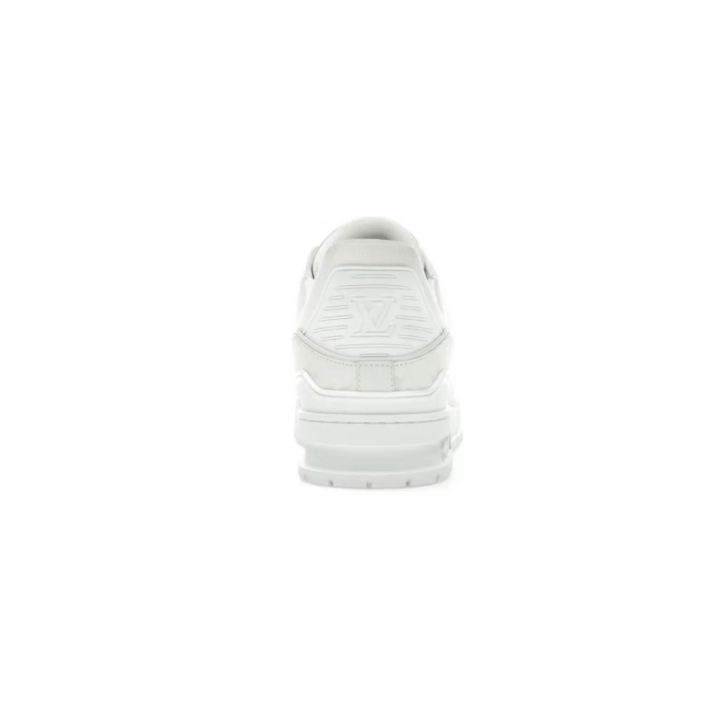 Louis Vuitton All-White Low-Top Court Sneakers