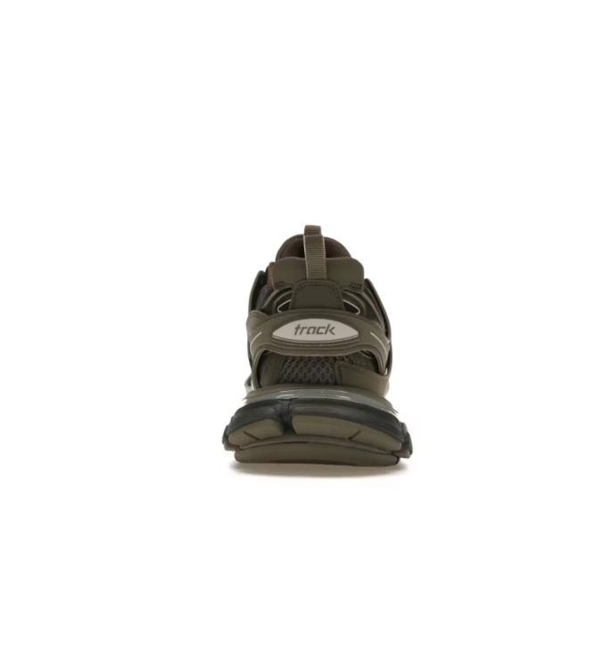 Balenciaga Olive & Gray Layered Chunky Sneakers