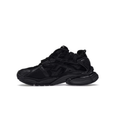 Balenciaga All-Black Layered Sneakers with Sculpted Sole