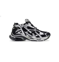 Balenciaga Black & White Layered Sneakers with Chunky Sculpted Sole