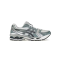 ASICS White and Sage Green Mesh Low-Top Sneakers