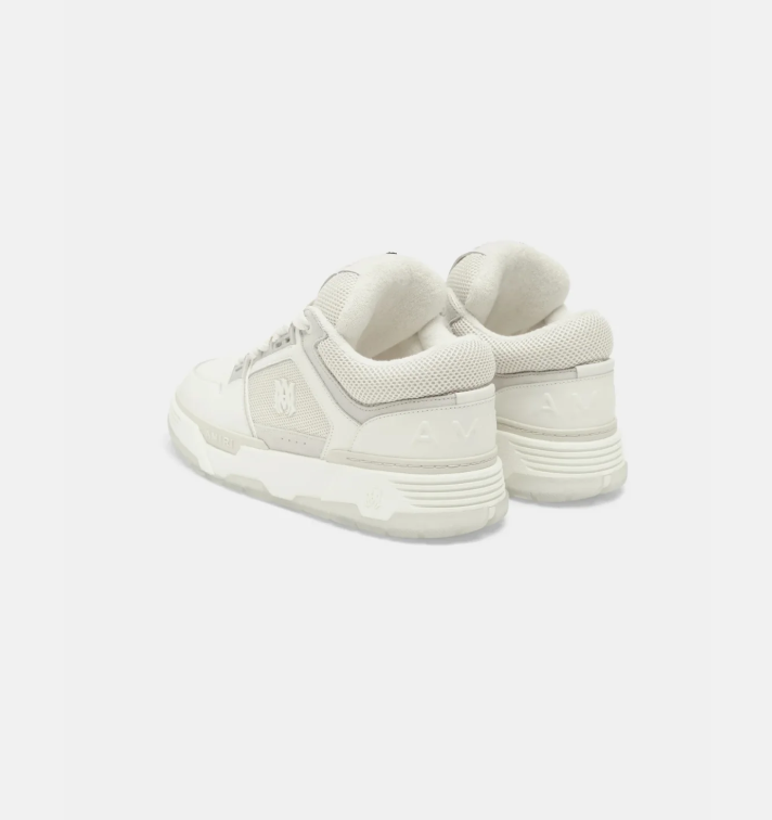 AMIRI MA-1 White and Cream Low-Top Sneakers