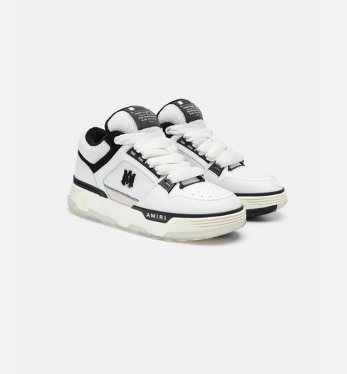 AMIRI MA-1 White and Black Low-Top Sneakers